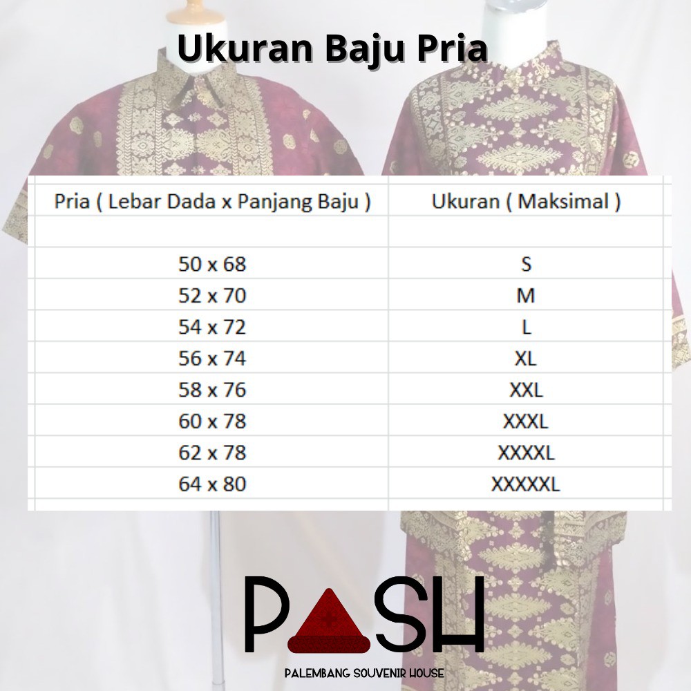 Baju Batik Songket Pria Motif Printing Orange | Single Dan Couple-4