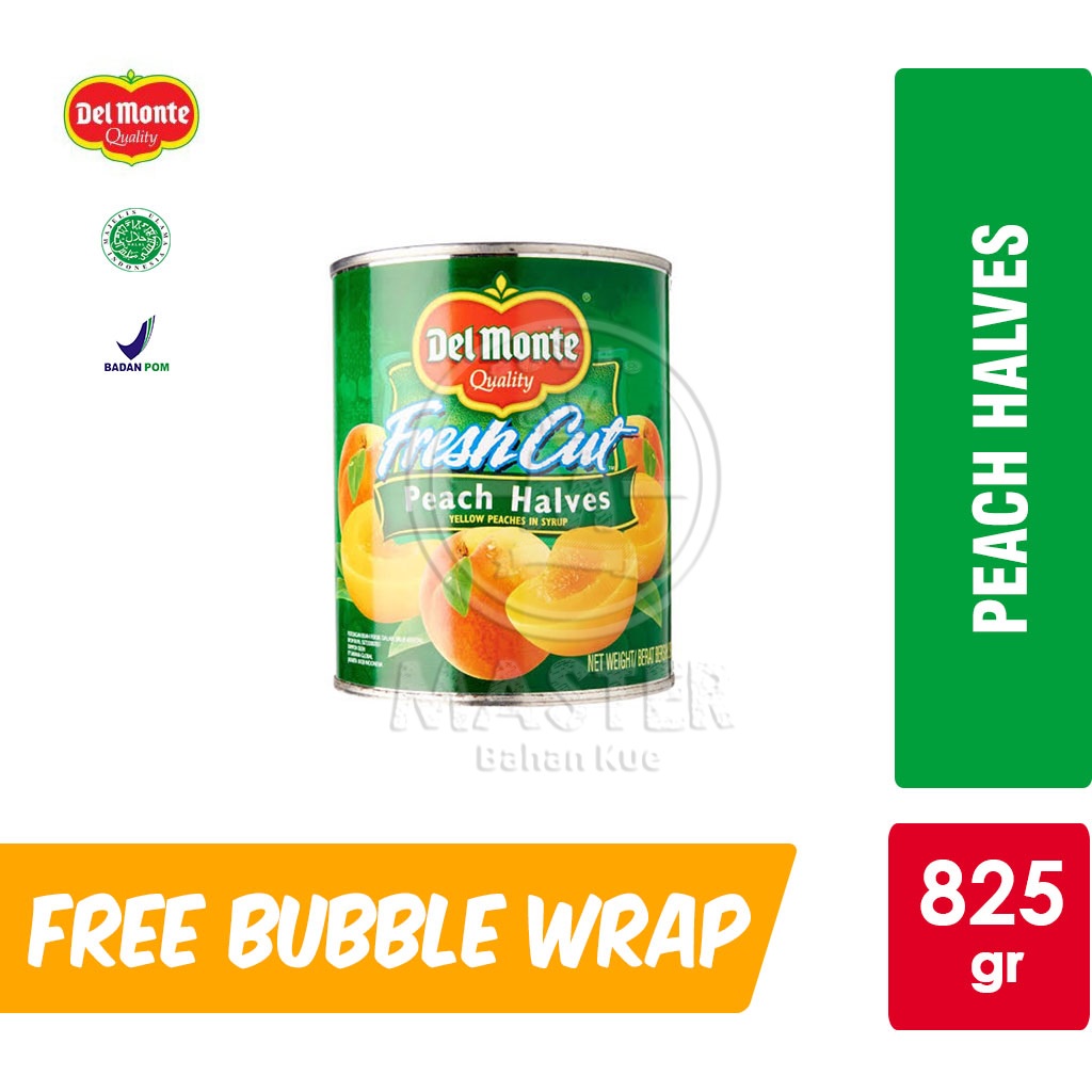 

Delmonte Peach Halves Fresh Cut / Buah Persik [Kaleng 825gr]