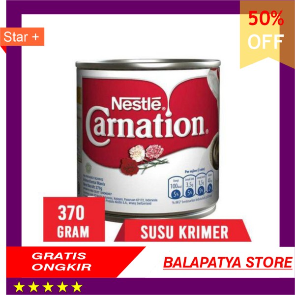 

TERMURAH susu carnation kaleng 370 gr