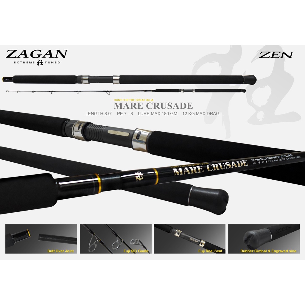 Joran Zen Zagan Mare Crusade Ultimate GT Popping 80H PE 7-8 | CNC Fuji