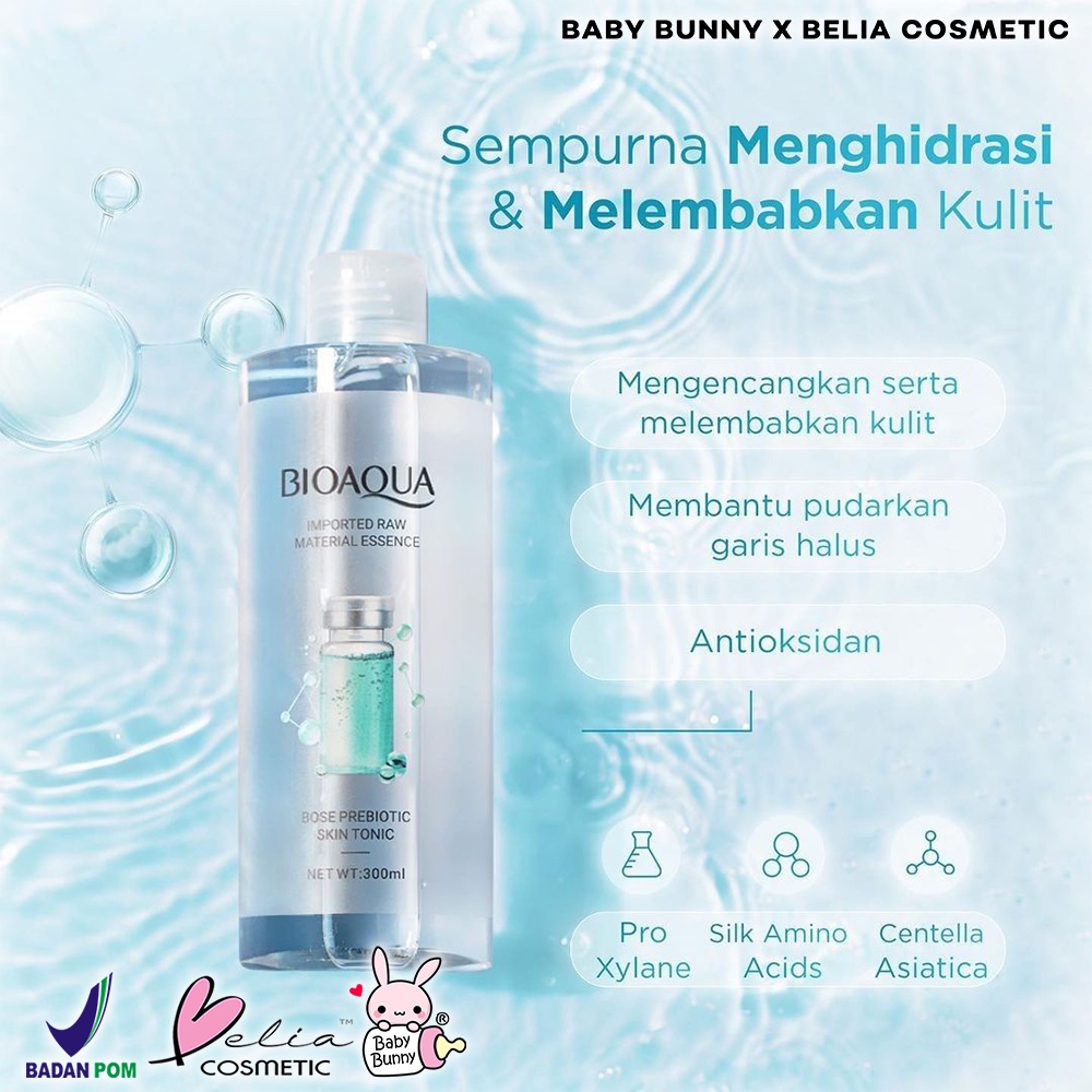 ❤ BELIA ❤ BIOAQUA Hyaluronic Acid Polypeptide Makeup Remover | Micellar Water | 300ml | Gentle Cleansing Water | Pembersih Make Up | BPOM