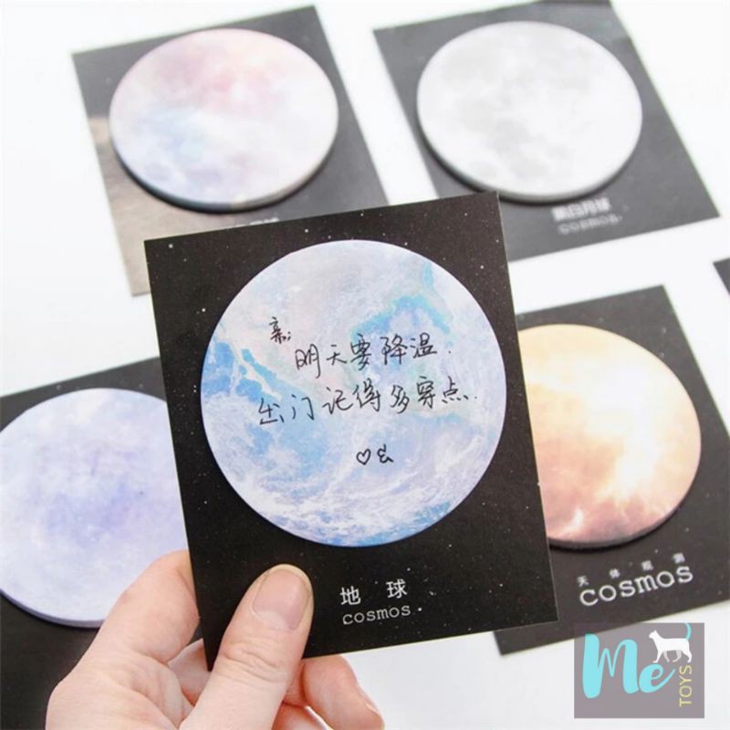 Planet Post-it Notes / Sticky Note Bentuk Planet 1-2
