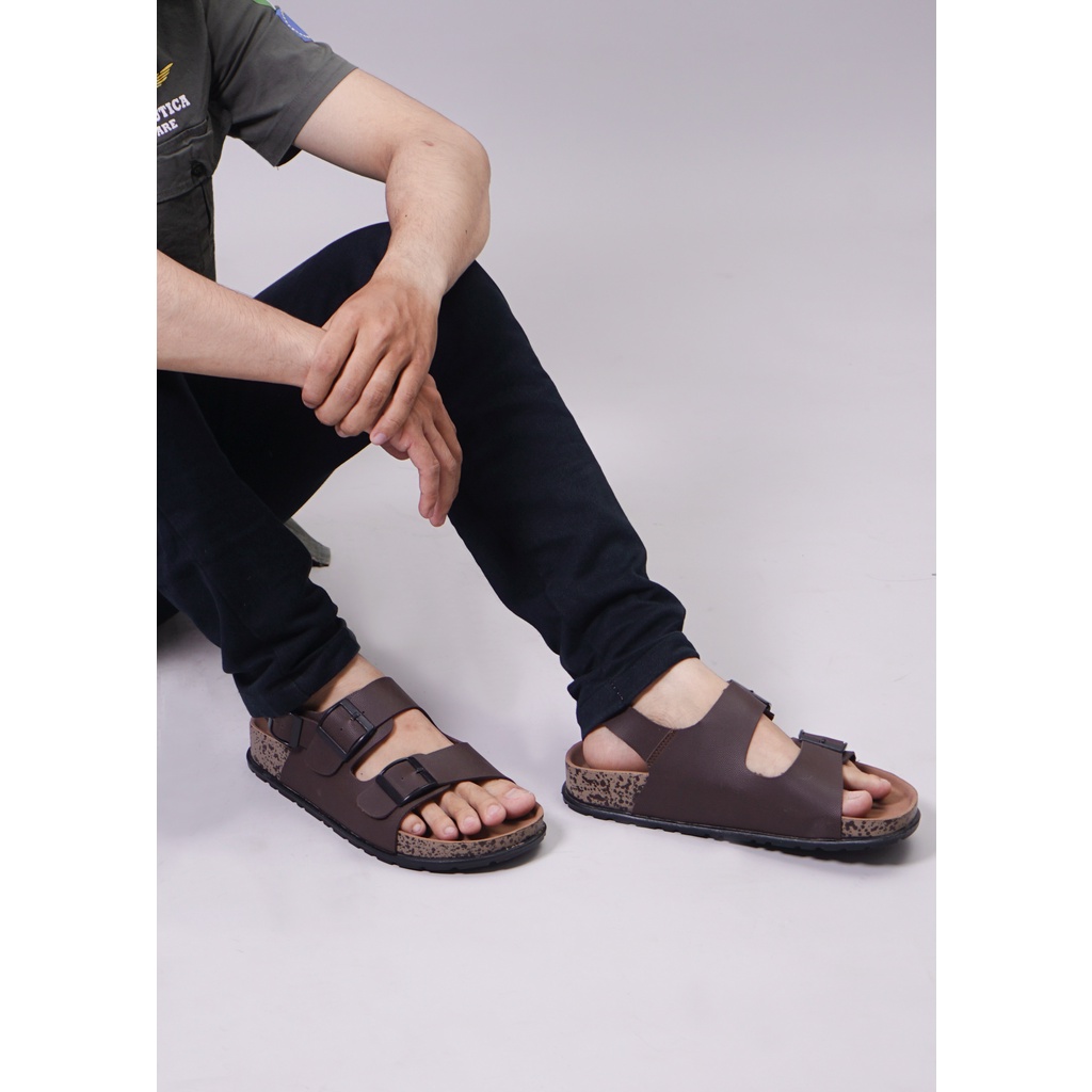 Sendal Murah Kekinian Terbaru 2022 Sandal Pria Cowok Cowo MILANO Sandals DUNKENSTOCK Series