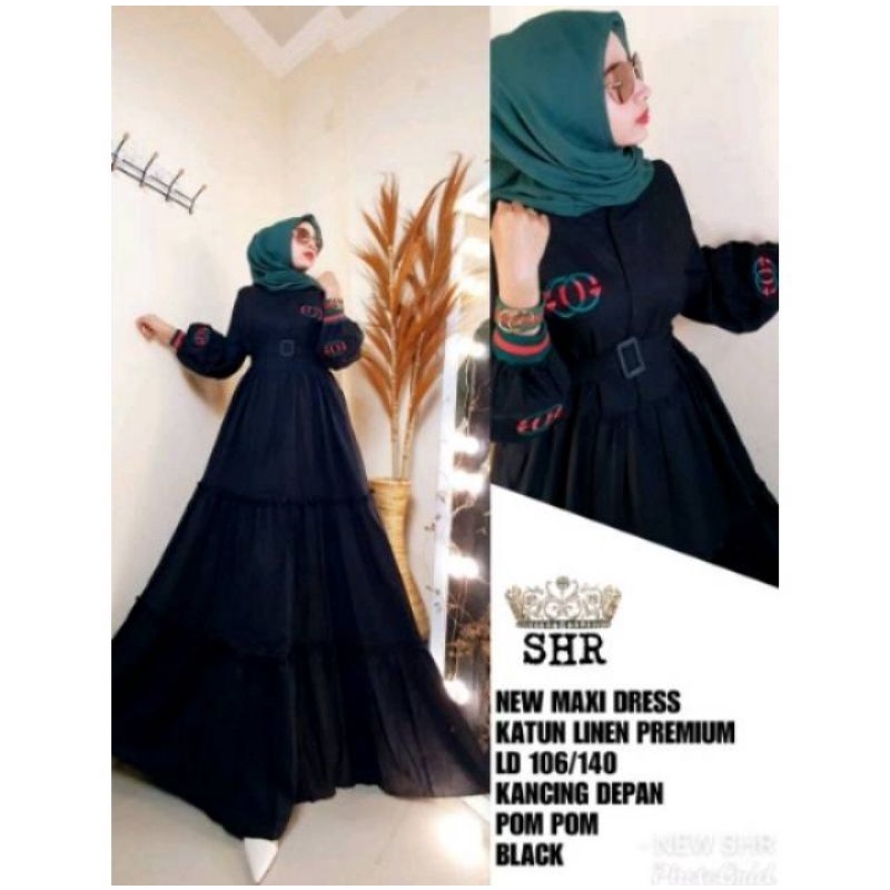 Maxi Dress Chanel Sabuk Ori SHR