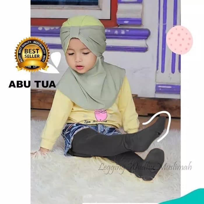 ( BEST SELLER ) Legging Wudhu Anak Bahan Spandek Rayon Premium - Legging Anak Usia 2-12 Tahun