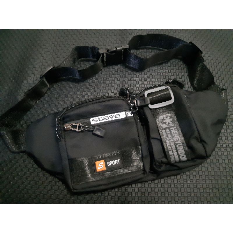 Tas pinggang Selempang  Tas dada Tas Sling bag Waterproof import 007