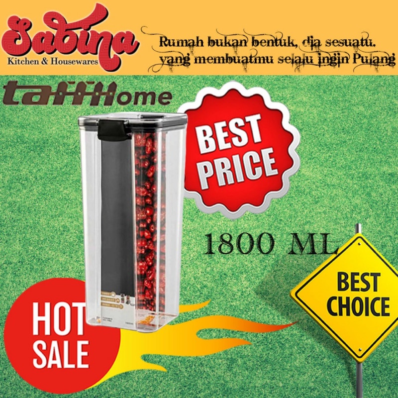 Toples  Plastik Wadah Simpan Makanan Food Storage Container 1800ml