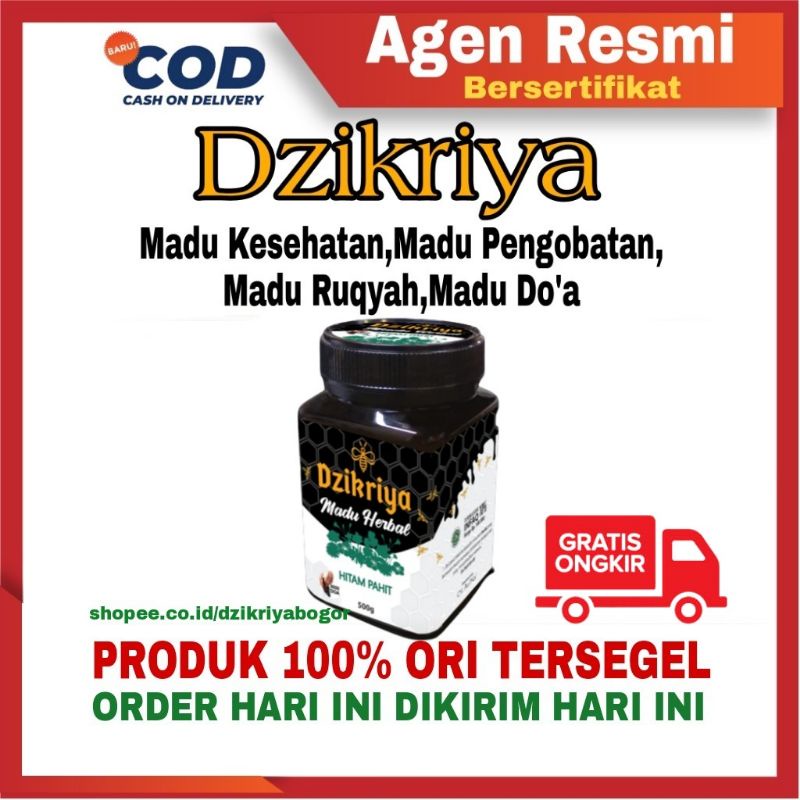 

100% ORI Madu Dzikriya Herbal Pahit Azzikria Dzikriyah Madu Ruqyah Madu Doa Madu Pengobatan Madu Kesehatan Bisa COD