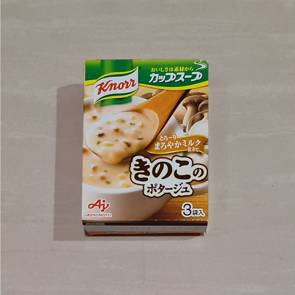 Bumbu Knorr Cup Soup Instant Milk Prepared Mushroom Potage 3 Bags