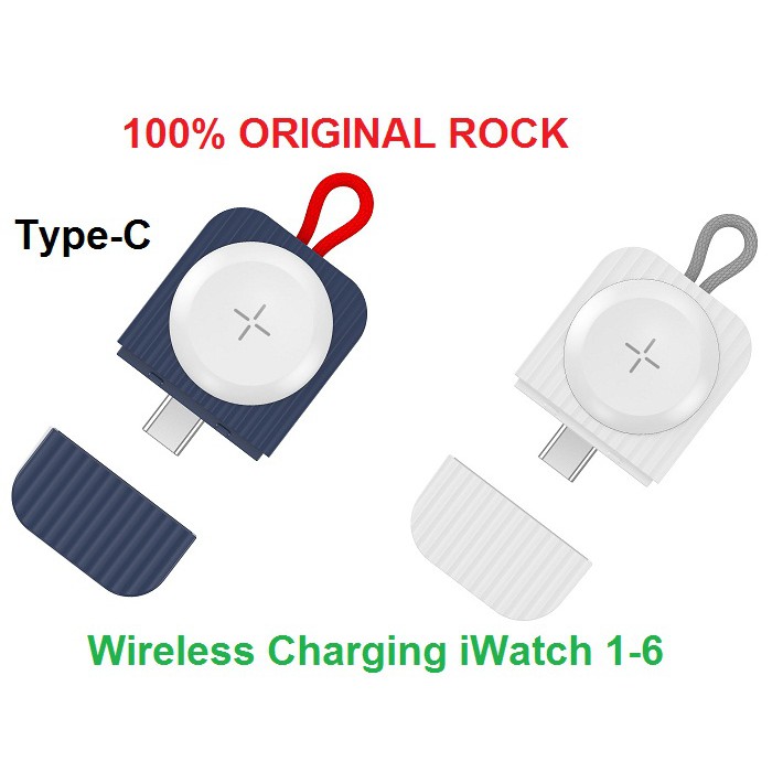 ROCK W26 Portable Wireless Charger for Watch Type-C Original