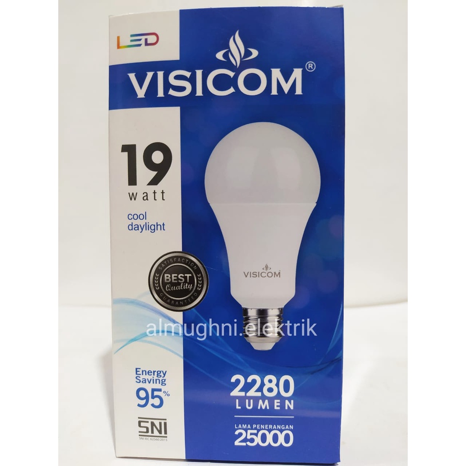LAMPU LED VISICOM 19 W/ LAMPU LED HEMAT ENERGI VISICOM 19 W/ LED BULB VISICOM 19 WATT
