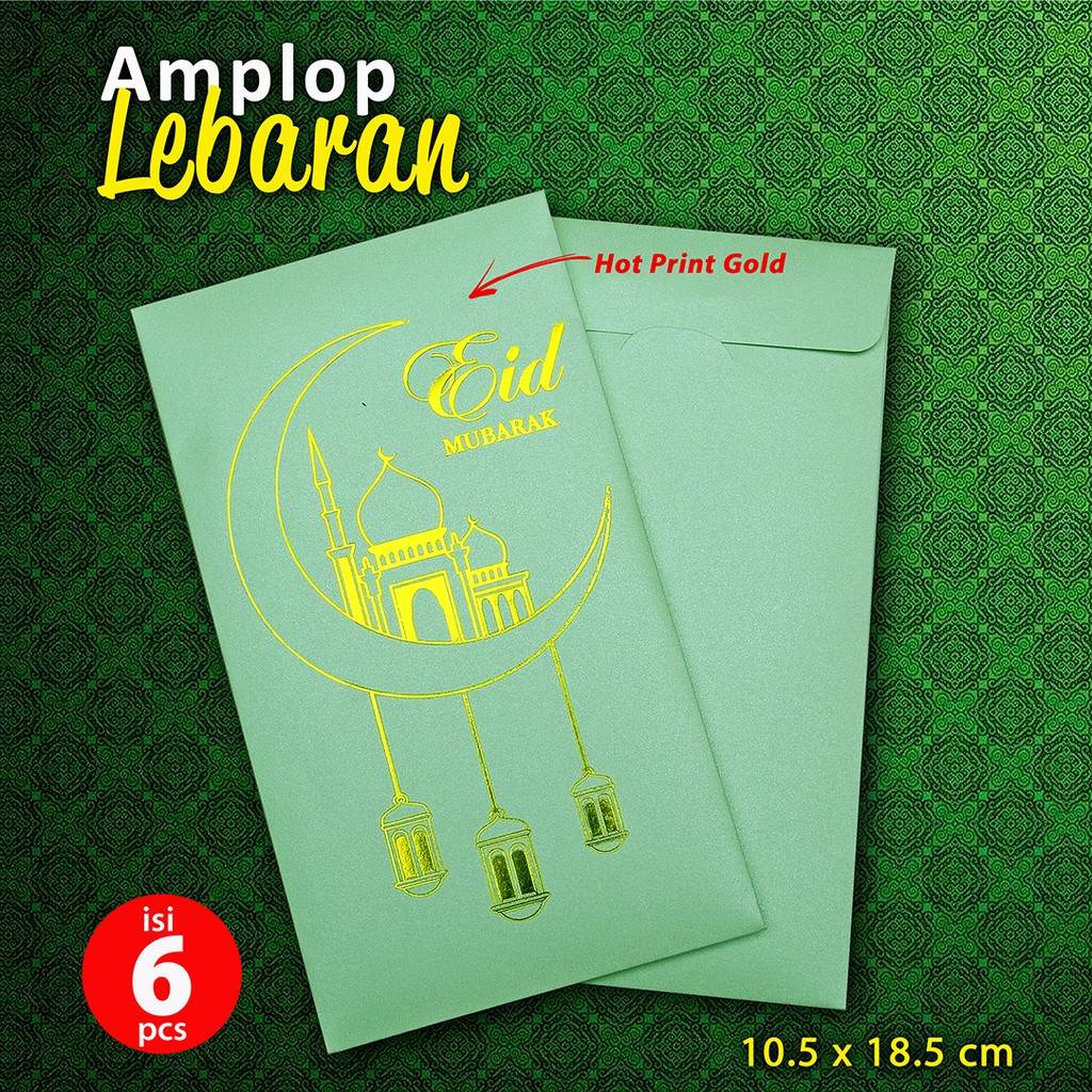 

Amplop Idul Fitri - Amplop Lebaran - Amplop THR - Angpao Idul Fitri - Ramadhan (6 pcs) AL3