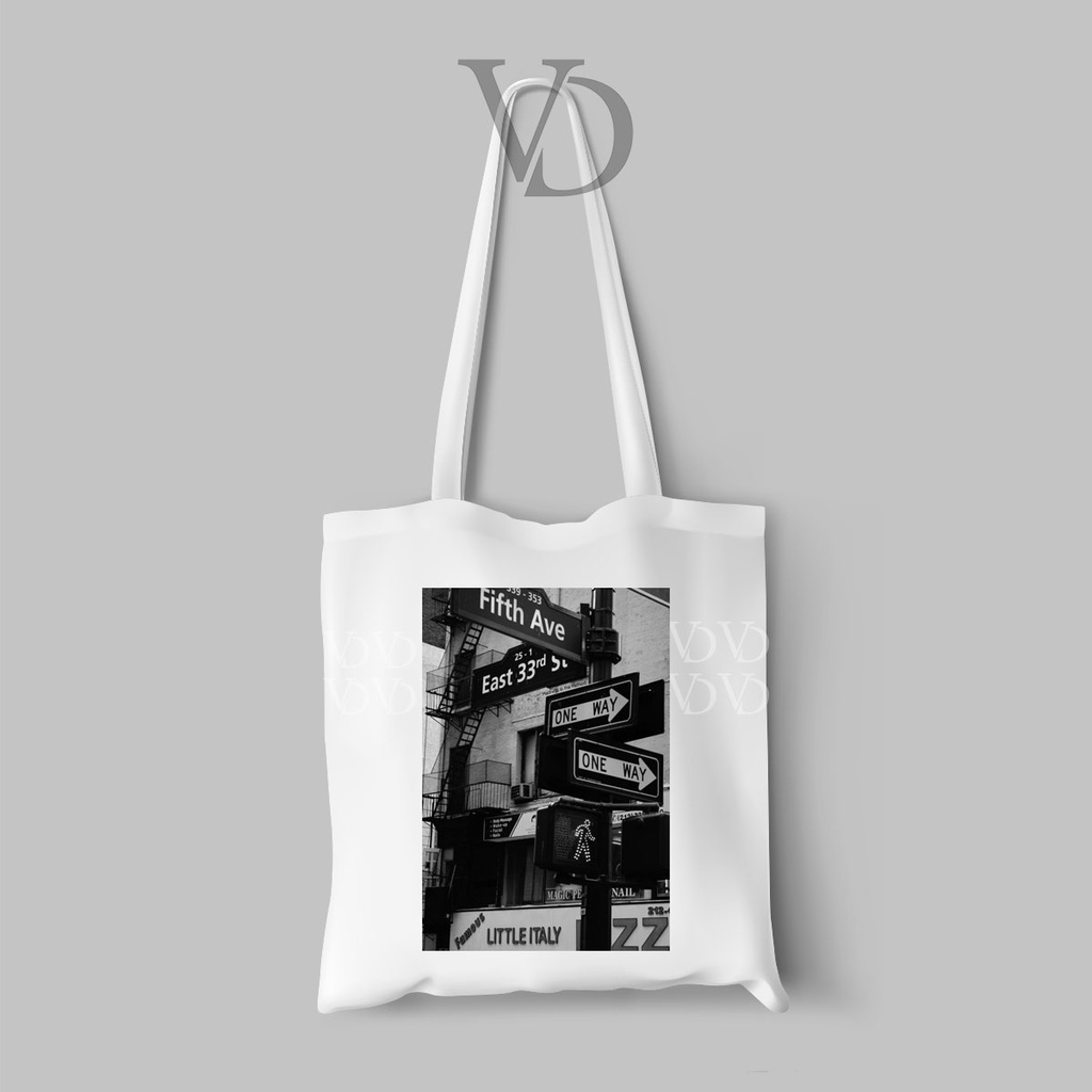 TOTE BAG MOTIF VINTAGE ART TERBARU / AESTHETIC TOTE BAG / TAS BELANJA MOTIF old style