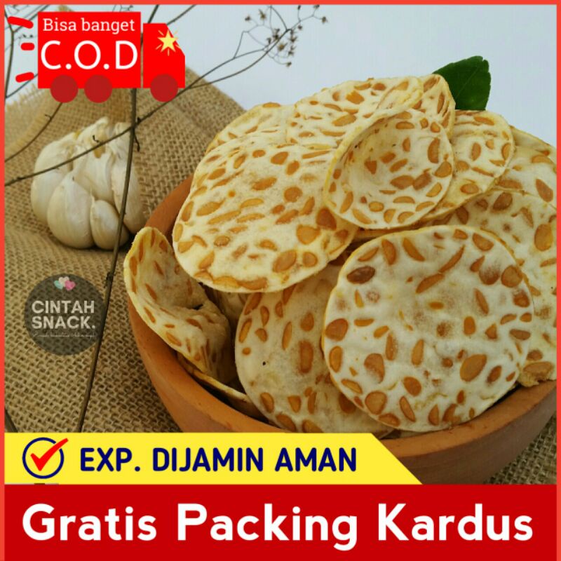 

[CINTAH SNACK] LARIS KERIPIK TEMPE SAGU 250 GRAM GURIH ASIN