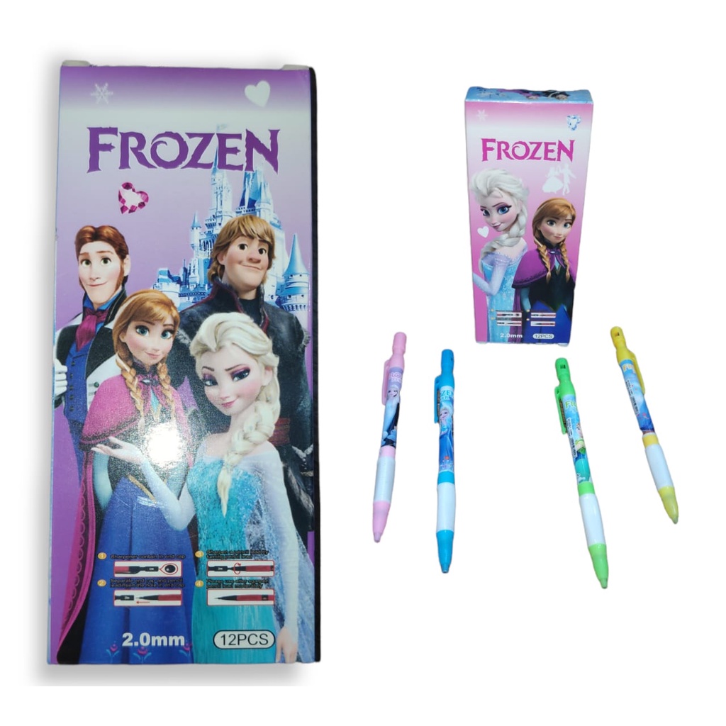 Pensil Mekanik Fancy Disney Frozen Pensil Karakter Frozen Pensil Mekanik 2mm