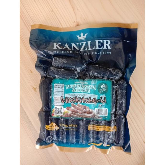 

MAKANAN BEKU / SOSIS KANZLER BEEF COCKTAIL SAUSAGE / SOSIS MINI 250GR NON COD