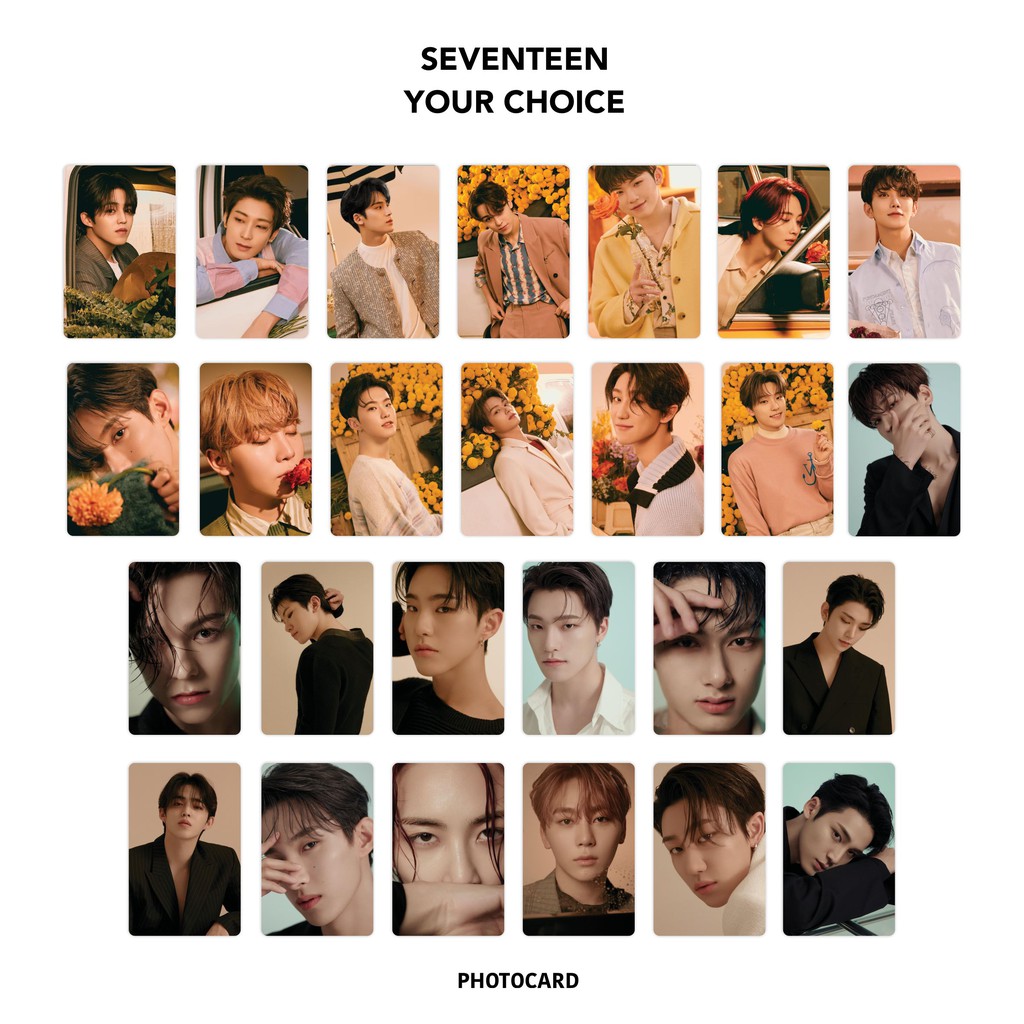 Photocard Seventeen Your Choice