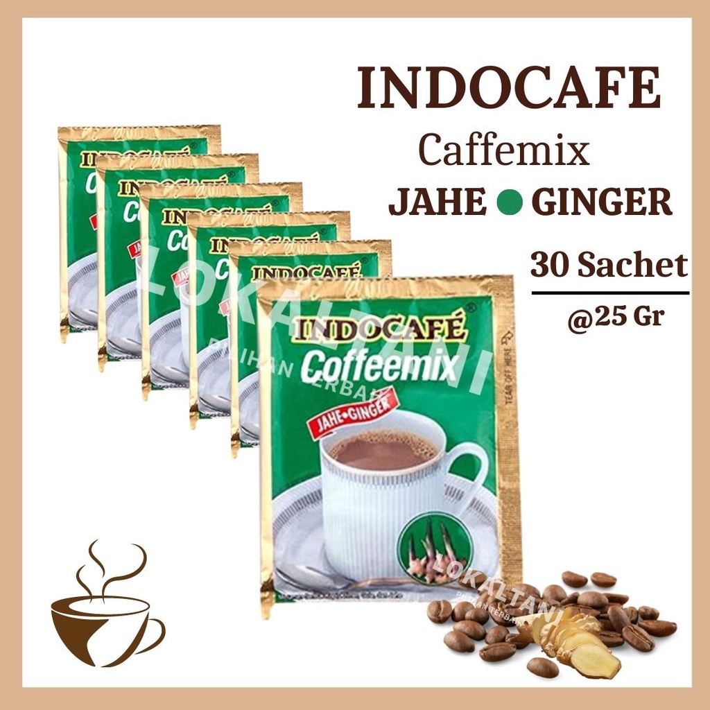 

Indocafe Coffeemix Jahe (30 sachet)