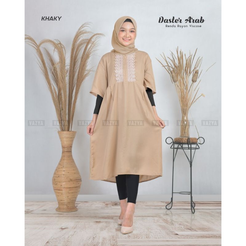 Daster Arab Renda Rayon Viscose