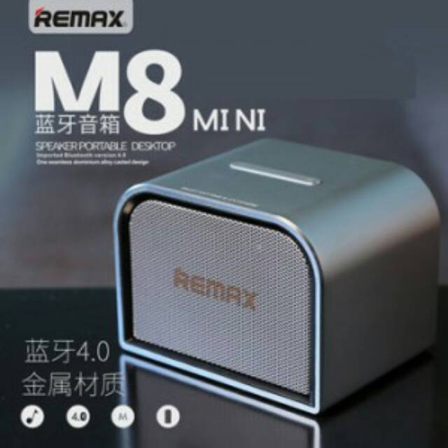 Remax Alumunium Bluetooth Portable Speaker RB-M8 Mini