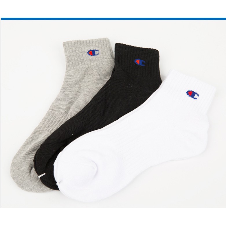 CP001 Kaos Kaki Champion Original / Socks Champion Classic unisex pria wanita bisa untuk sekolah