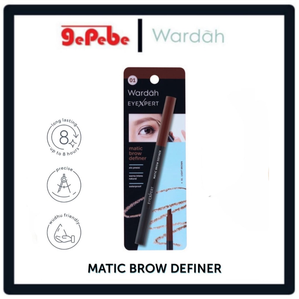 Wardah Eyexpert Matic Brow Definer 0.25gr