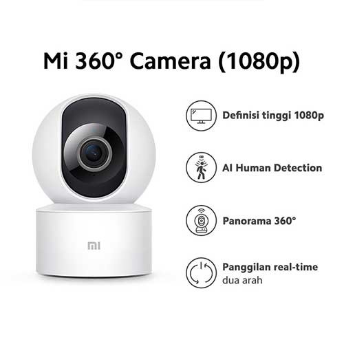 XIAOMI MI HOME SMART SECURITY CAMERA 360 1080P KAMERA CCTV GARANSI RESMI