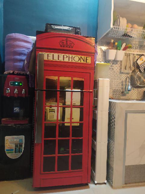 Stiker Kulkas Telp Box London