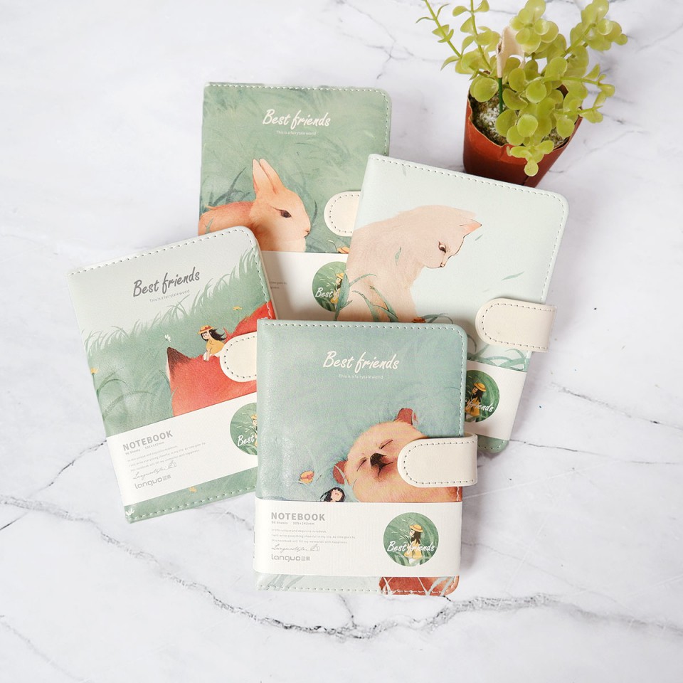 

Best Friends Animal Leather Weekly Planner A6 Eym House