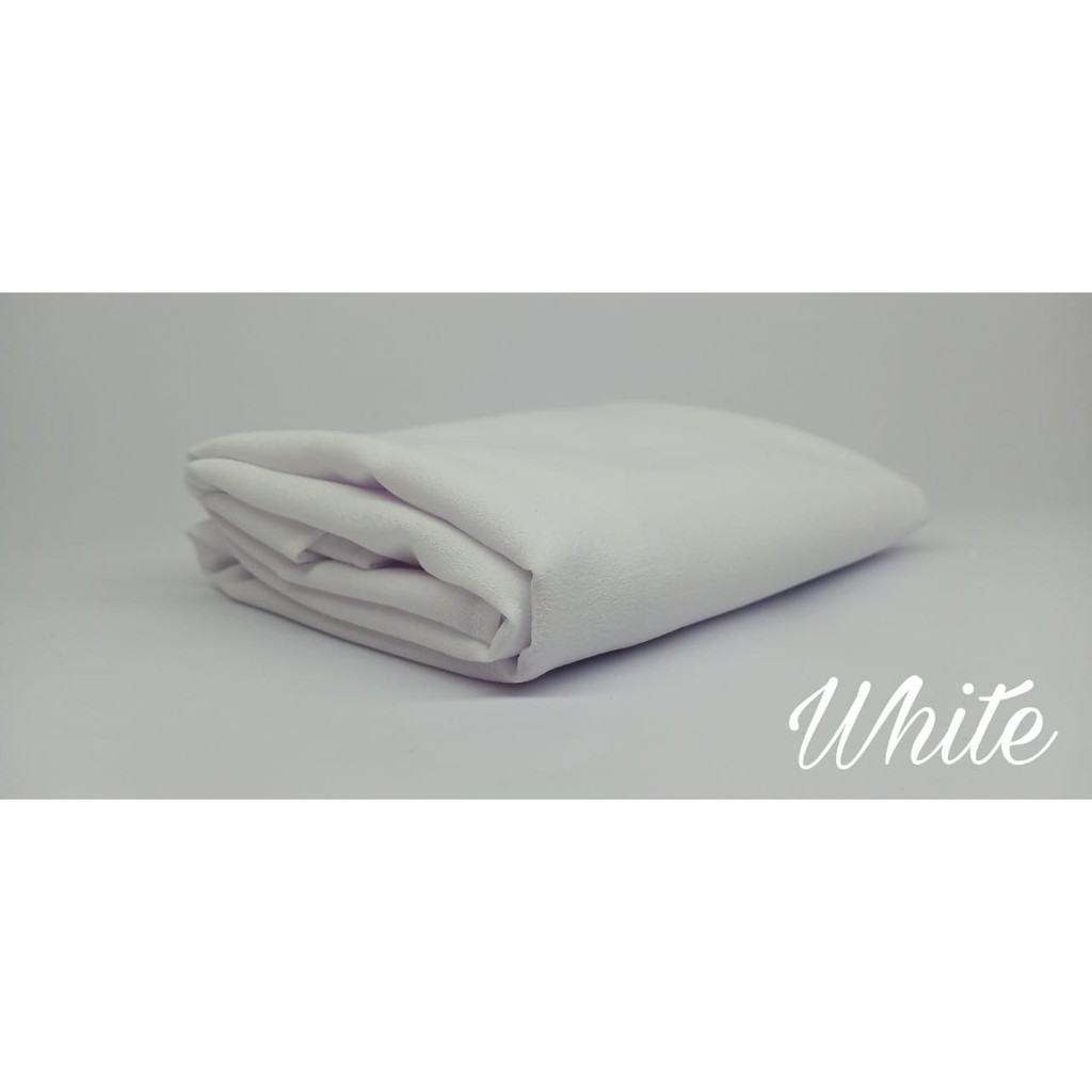 Hijab bergo maryam diamond-TK PUTIH