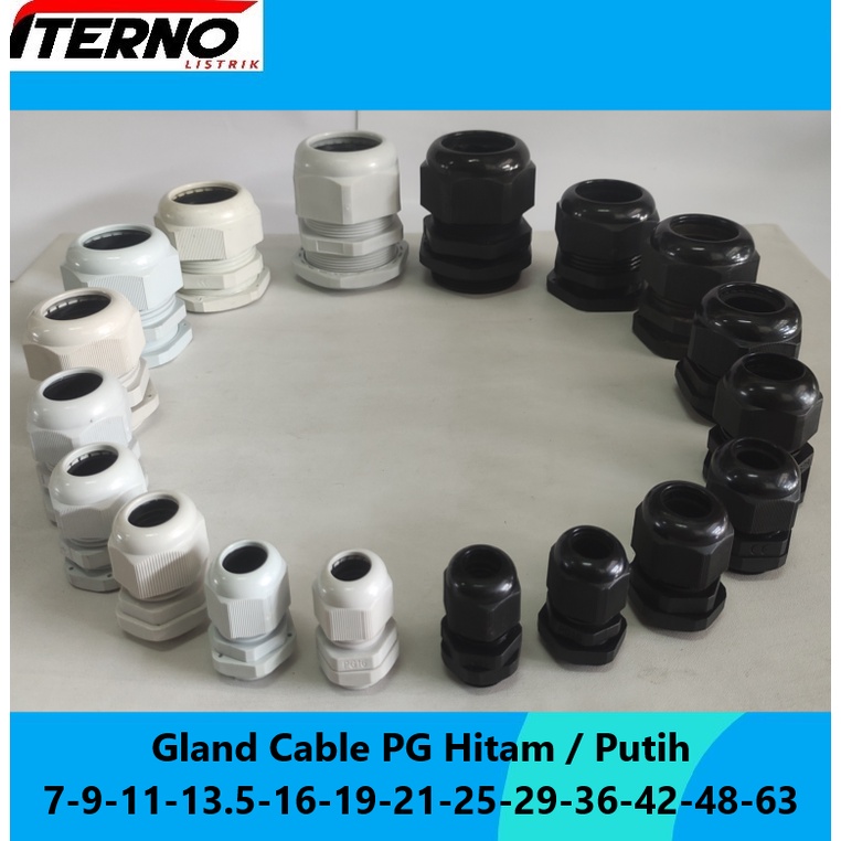 Cable Gland Kabel Gland PG7 PG-7 (3.5-6mm) Iterno