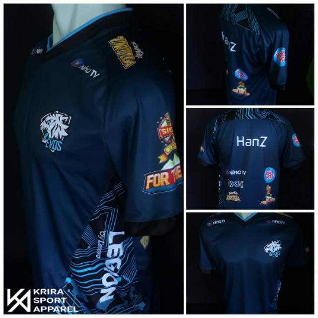  BAJU  KAOS  JERSEY EVOS  ESPORT 2021 GAME MOBILE LEGEND FREE 