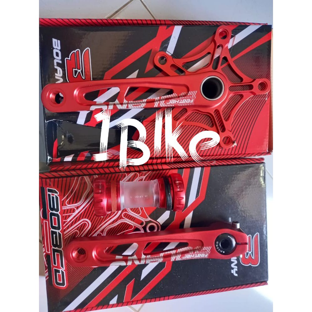 Crank bolany 130 BCD + BB 68 Buat sepeda lipat sparepart