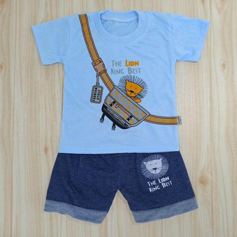 [Ss-8038] Baju Anak Kasual 6bulan-2tahun, Pakaian Anak Laki-laki Keren Casual Soft Jeans