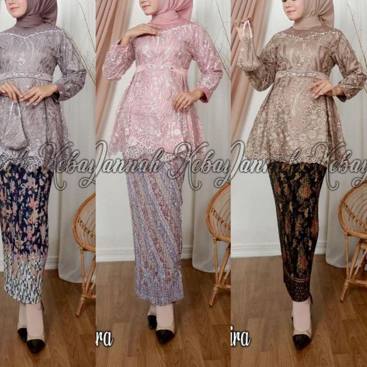 Serbuuuu.. Kebaya Tile Shabira > Setelan Kebaya Burkat / Kebaya Tunik / Kebaya Remaja / Kebaya Moder