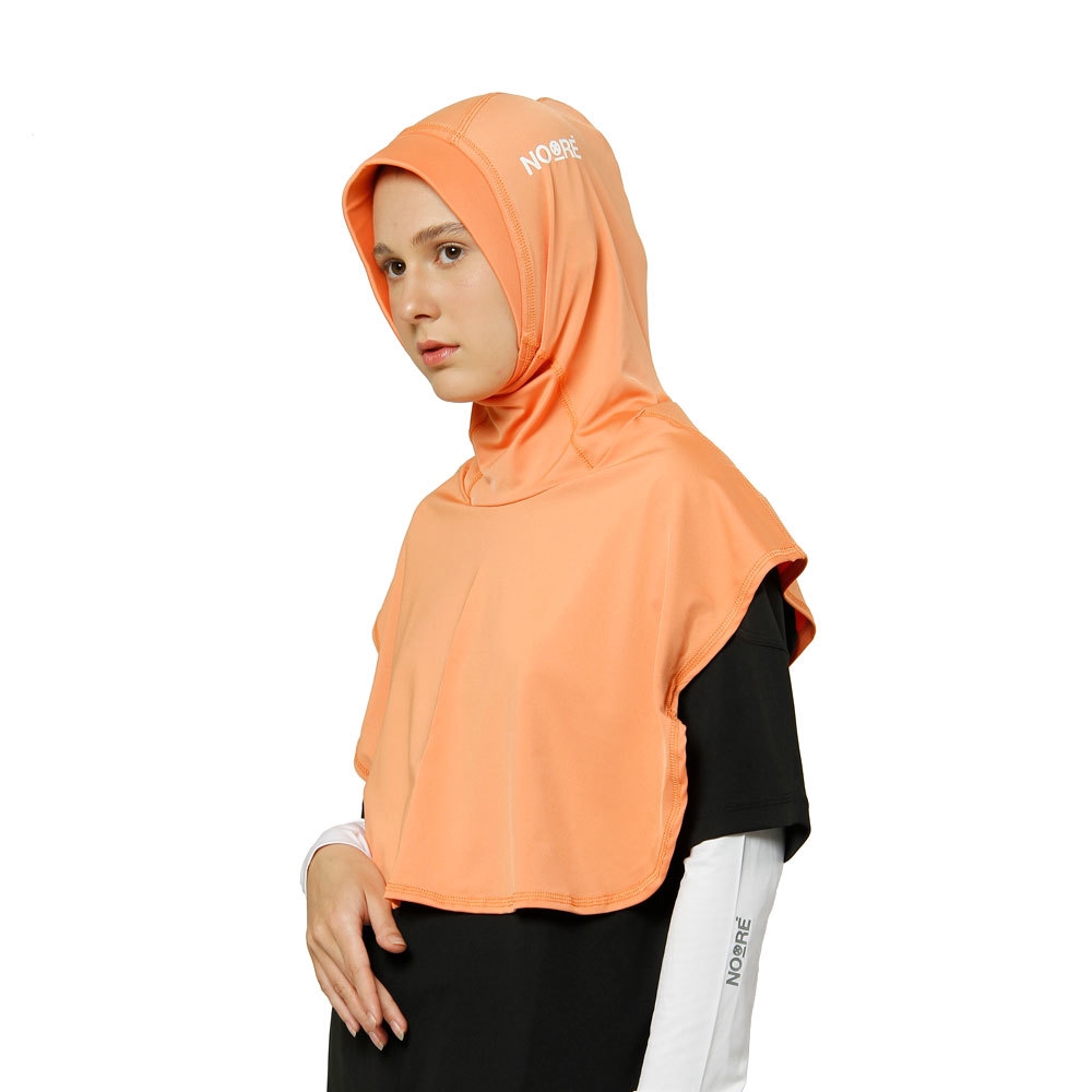NOORE - Nadeen Sport Hijab - Peach - Jilbab Olahraga-2