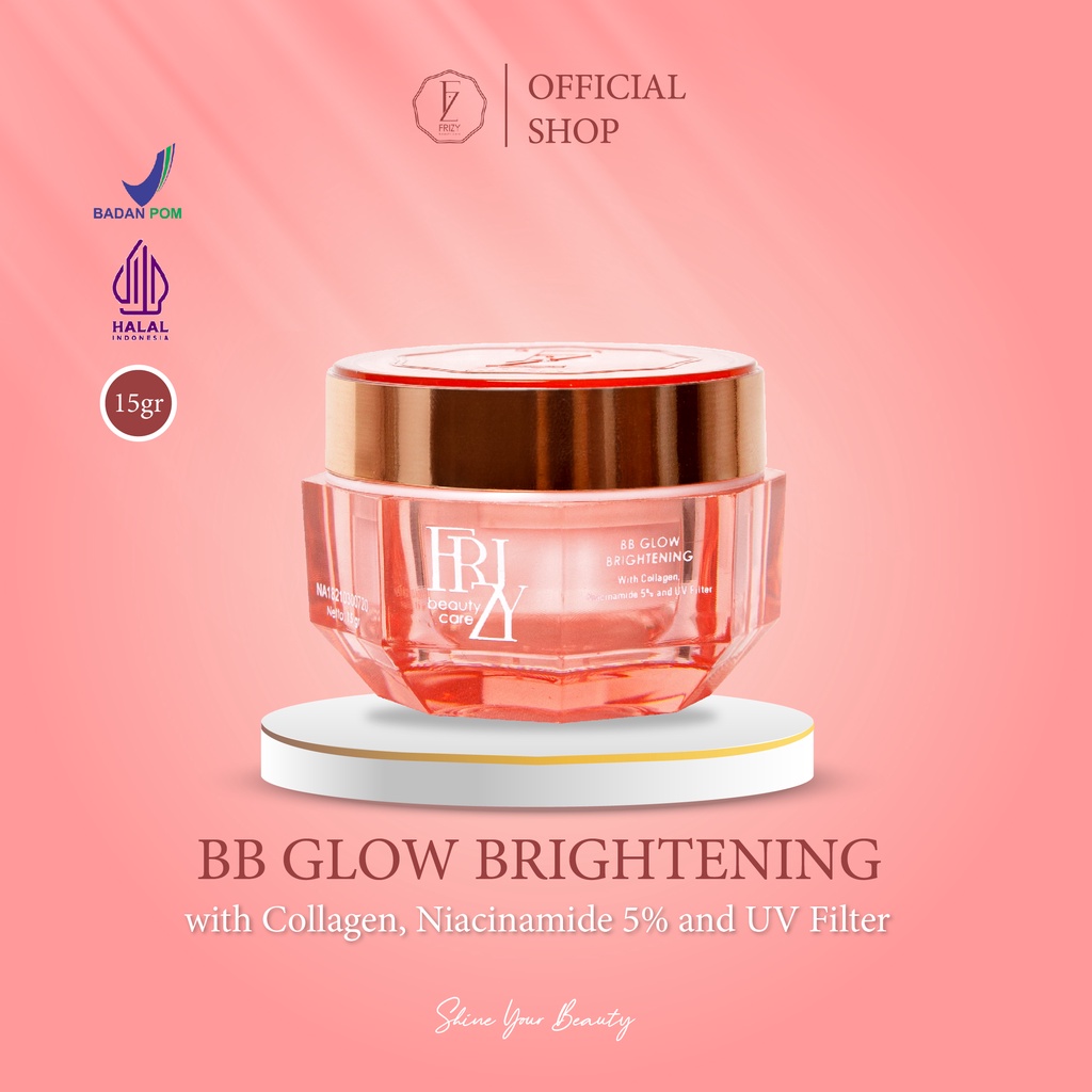 Paket Frizy BB Glow Brightening  Series Skincare Pencerah glowing BPOM HALAL