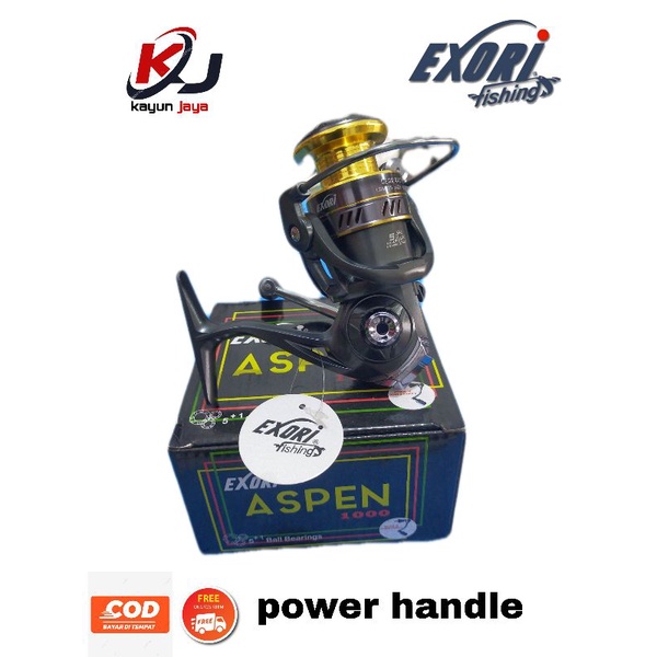 reel EXORI Aspen 800, 1000 power handle