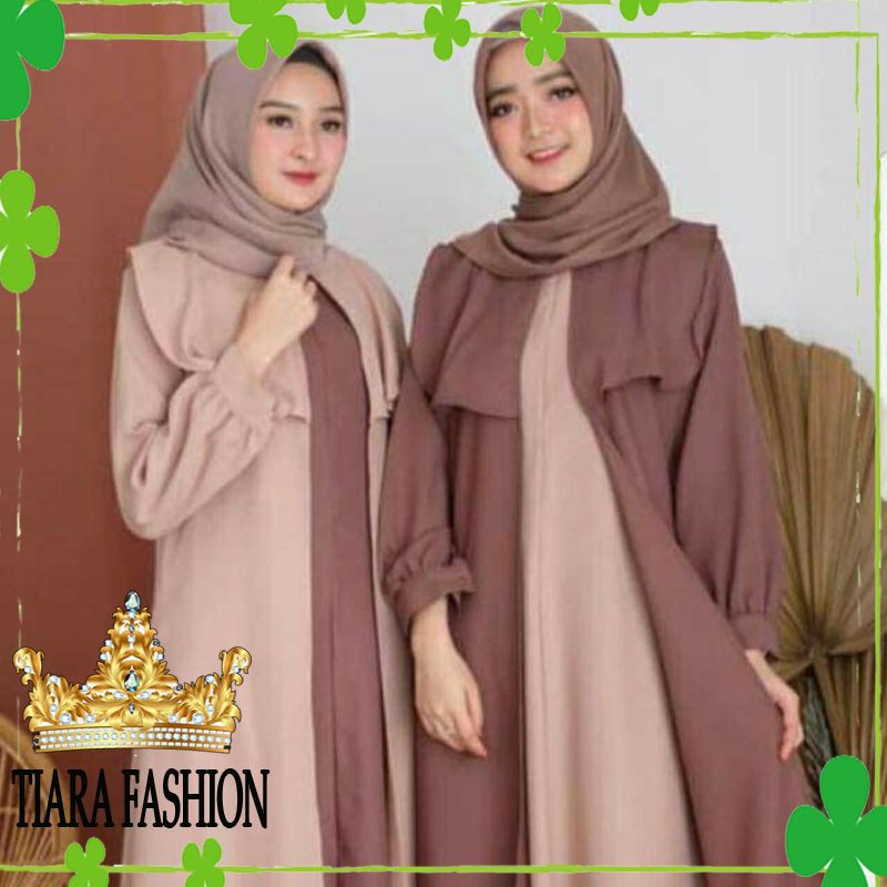 Promo Gamis muslim malova maxi dress Keren