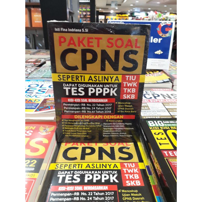 Buku Cpns Terbaru Paket Soal Cpns Seperti Aslinya Shopee Indonesia