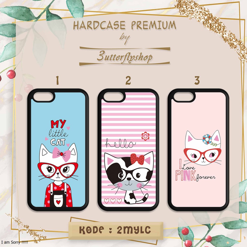 [HARDCASE] My Little cat cute case Oppo Vivo Realme Redmi Xiaomi Samsung Iphone