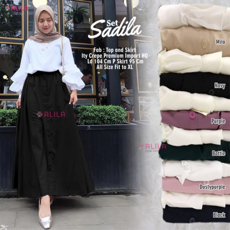 Sadila set~ ity crepe import~