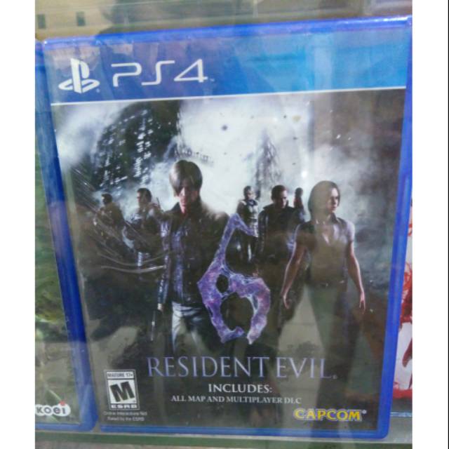 kaset BD PS4 ORI RESIDENT EVIL 6.