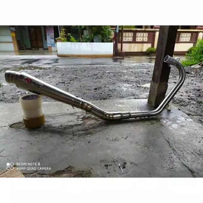 knalpot kerucut corong keong ada