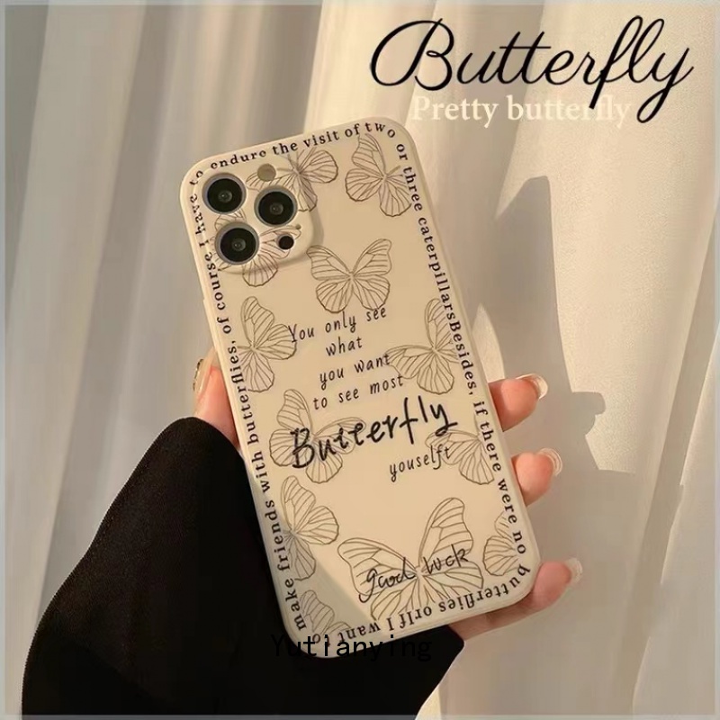 Butterfly Case Motif Kupu-Kupu Untuk Vivo Y11 Y20s G Y20 Y12 Y15S Y15A Y21S Y21 2021 Y33S Y17 Y15 Y50 Y30 Y53 Y91C Y95 Y12i Y12S