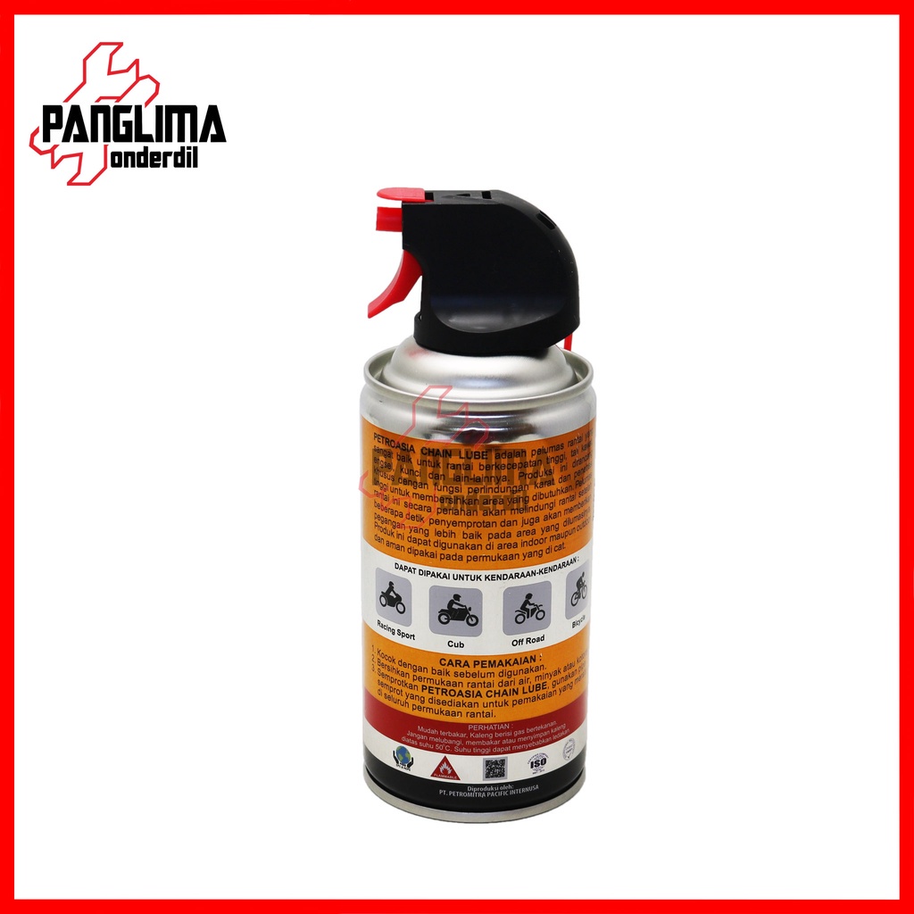 Petroasia Pelumas Rantai 300 Ml-300ml Chain-Lube Heavy Duty Merk Petro asia