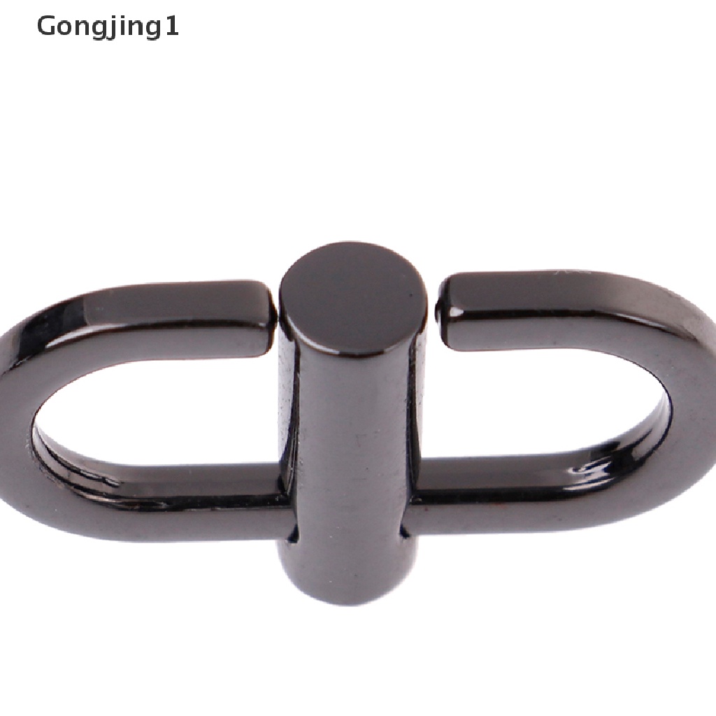 Gongjing1 1 Pasang Strap Rantai Metal Adjustable Aksesoris Tas Bahu Wanita