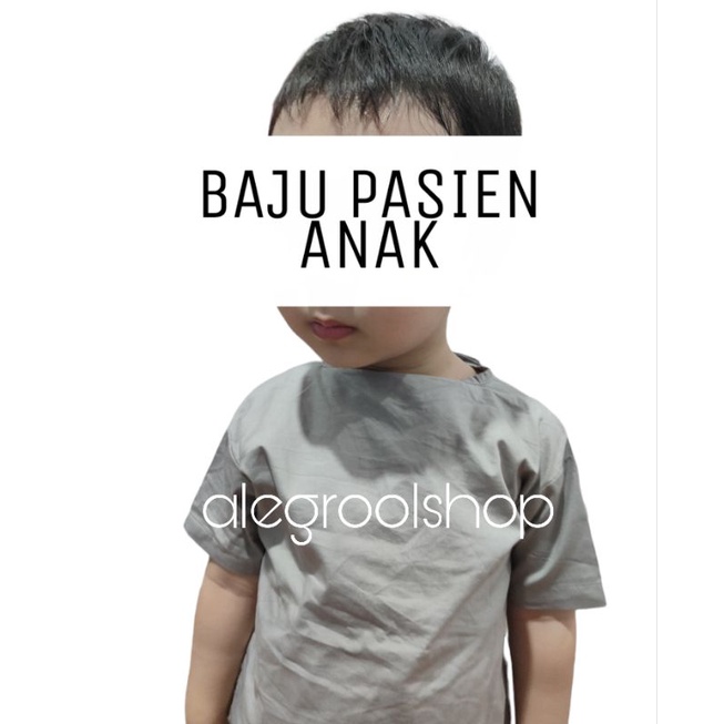 BAJU PASIEN ANAK KATUN JEPANG KOKAI UMUR 1-10 TAHUN baju pasien anak tali ikat belakang