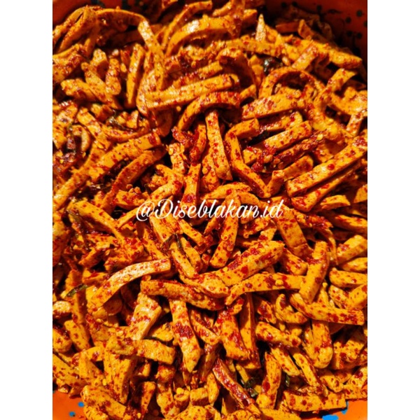 Basreng pedas daun jeruk isi 1kg