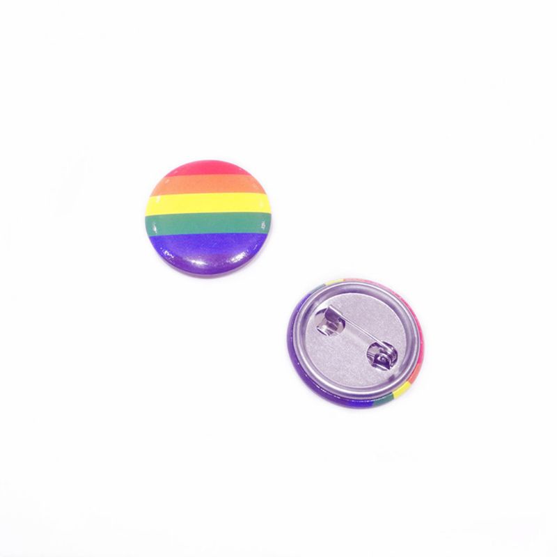 SIY  10Pcs Rainbow Love Pride Flag Friendship Brooch Lapel Pin Badge Gay &amp; Lesbian Love Is Love Colorful Brooch Jewelry Gift